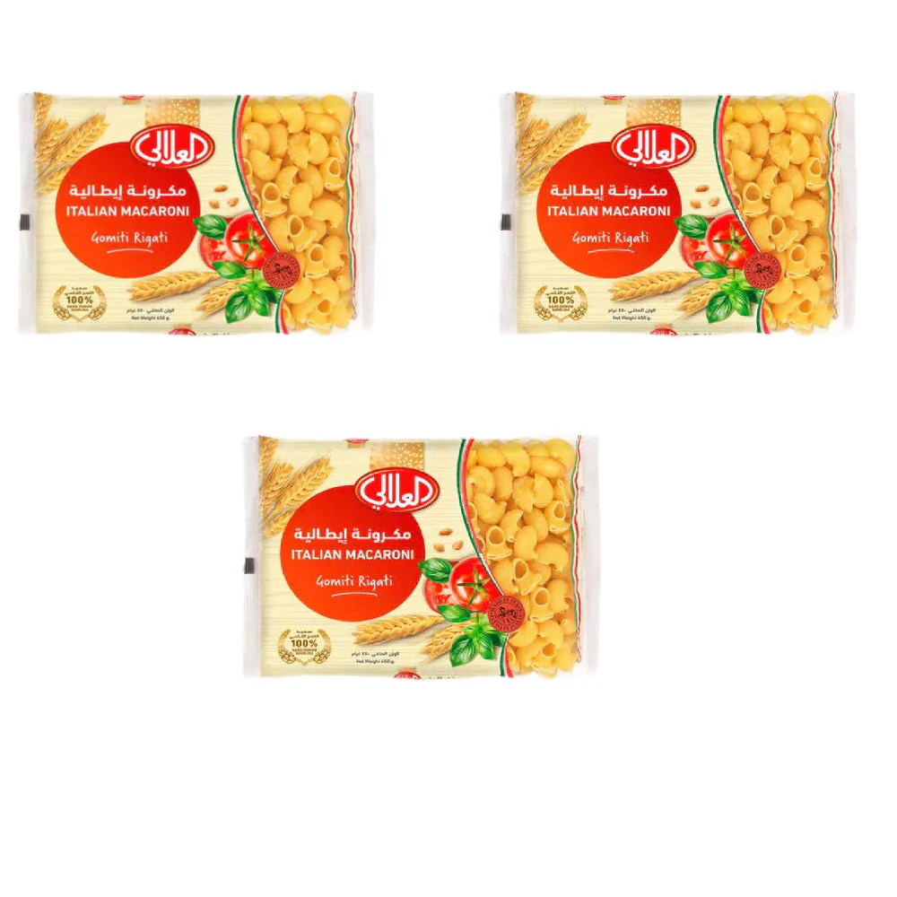 Al Alali Macaroni Assorted 3x450gm @S.Price