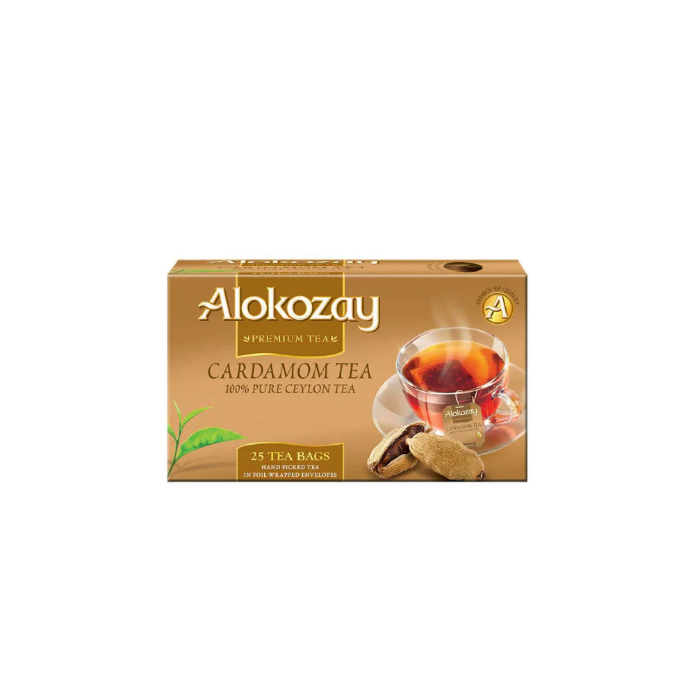 Alokozay Cardamom Tea Bag 25 Heat Seal Sachets