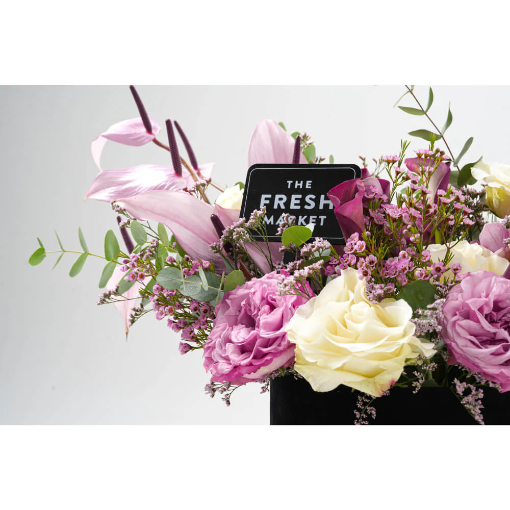 Ambrosia All My Love Purple Roses Bouquet - Image 3