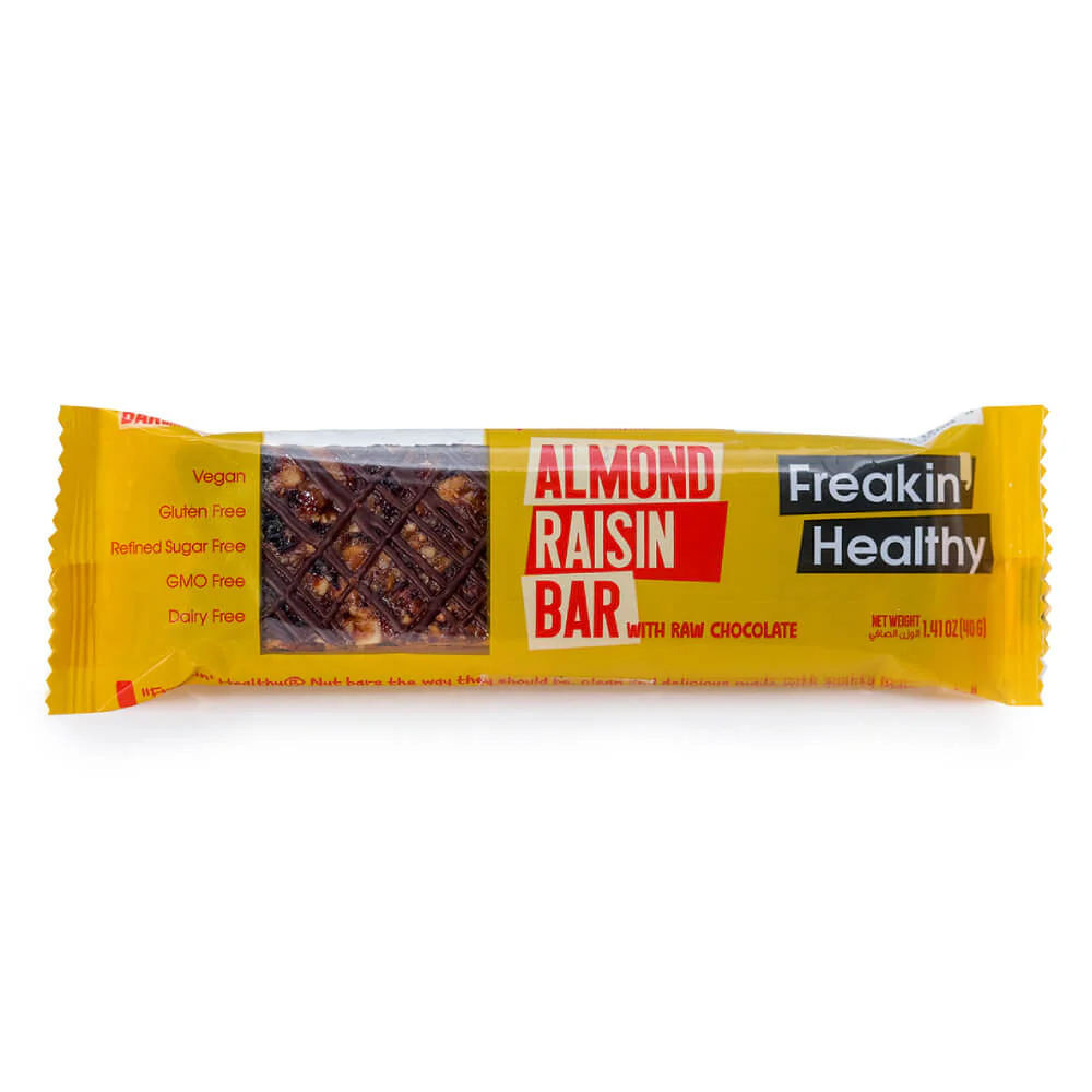 Freakin Healthy Chocolate Almond Raisin Bar 40gm