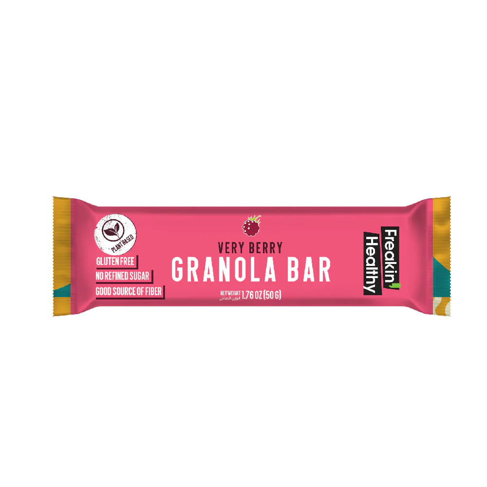 Freakin Healthy Very Berry Granola Bar 50gm