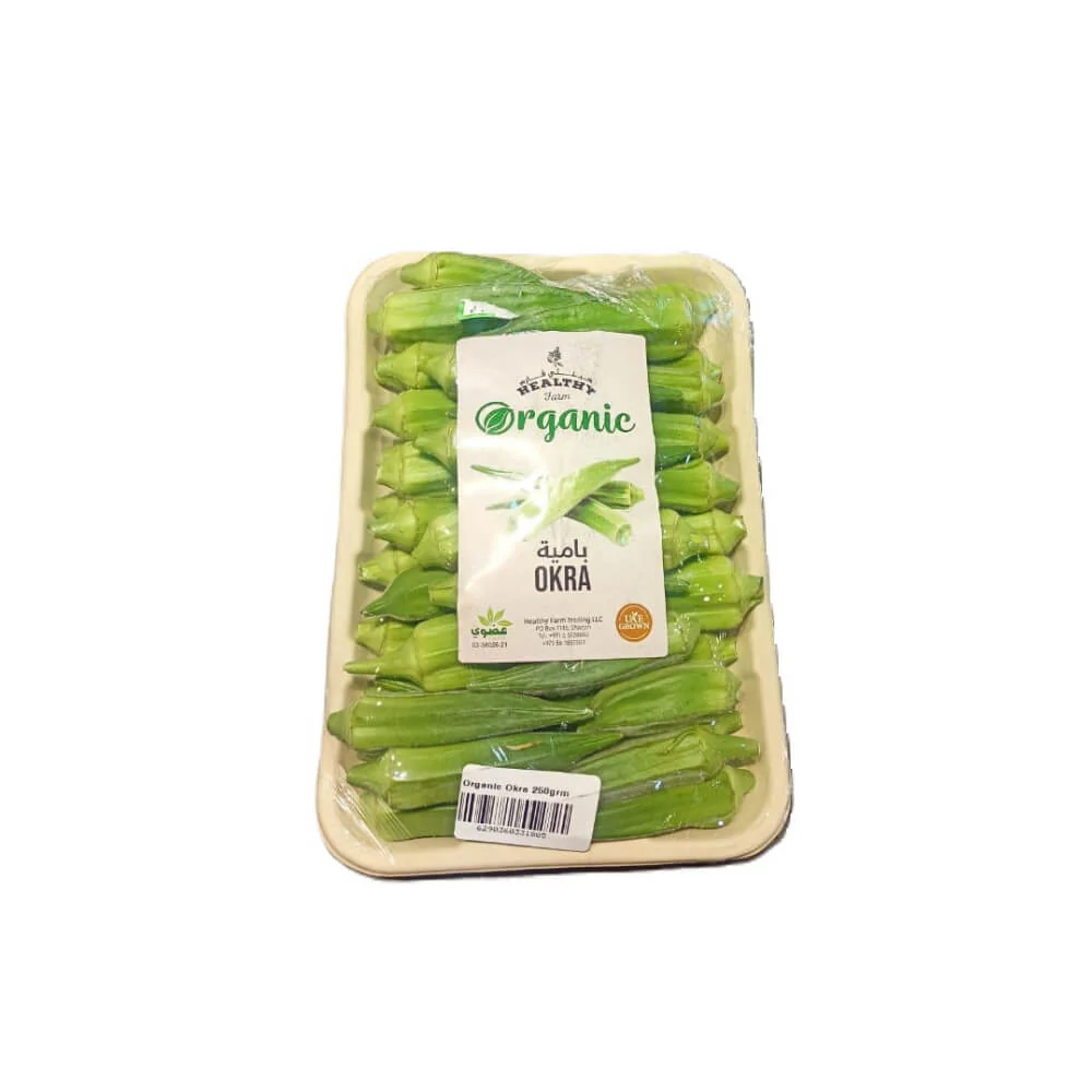 Healthy Farm Organic Okra Uae 250g Pack