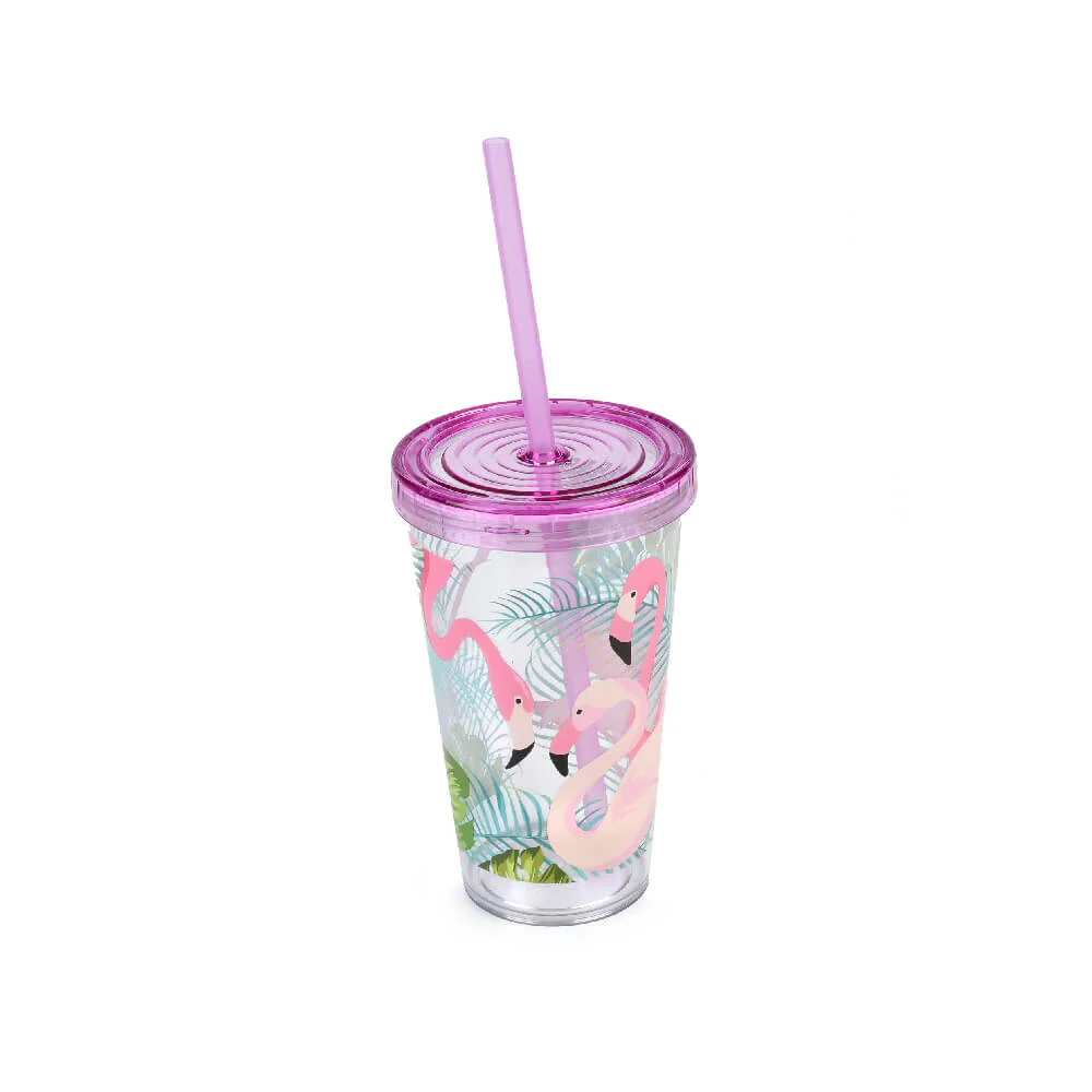 Herevin Tumblr+Straw Beautiful  660ml