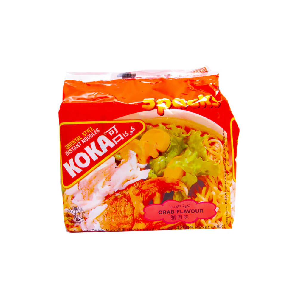 Koka Instant Noodles Crab Flavour 85Gmx5