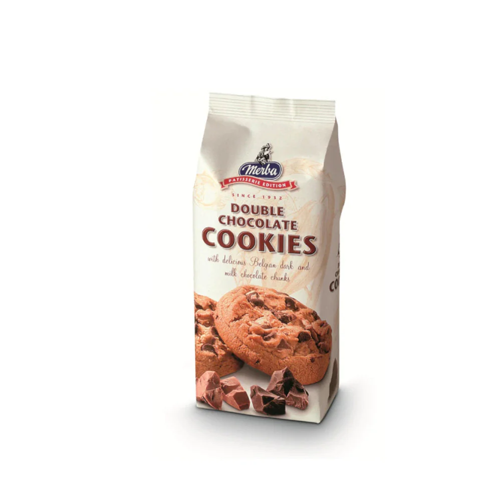 Merba Patisserie Double Chocolate Cookies 200G