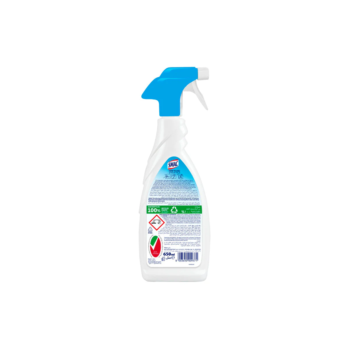 Smac Bathroom Disinfection Shining Clean 2x650ml - Image 2