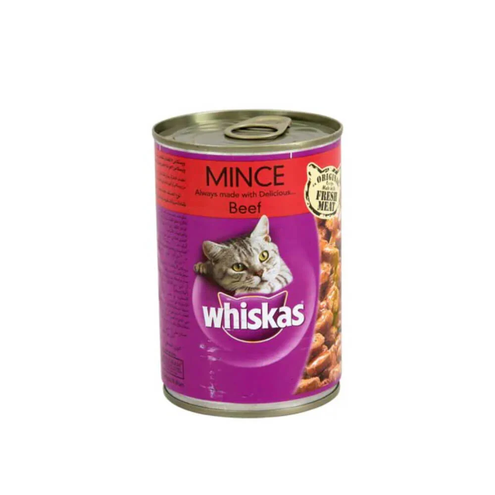 Whiskas Tasty Mince Beef 400G